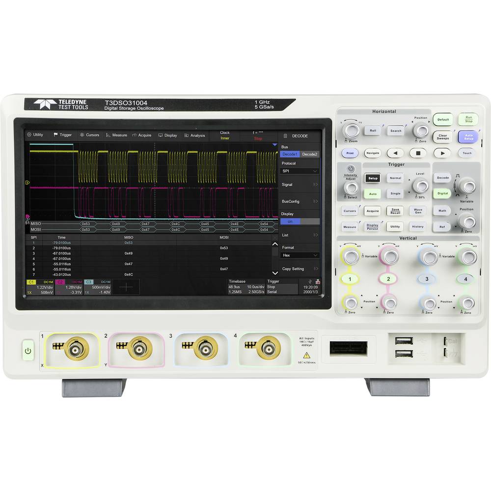 Image of Teledyne LeCroy T3DSO3204-PROMO-1 Digital 200 MHz 4-channel 5 GS/s 125 MP 1 pc(s)