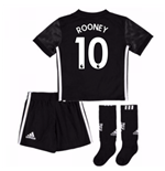 Image of Tenue de Football Mini Kit Manchester United FC Adidas Away 2017-2018 (Rooney 10) 269170 FR