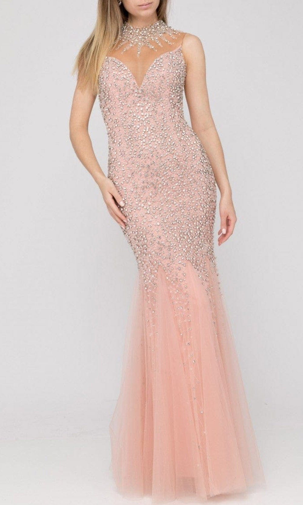 Image of Terani Couture - 2011P1133 Bejeweled Mermaid Gown