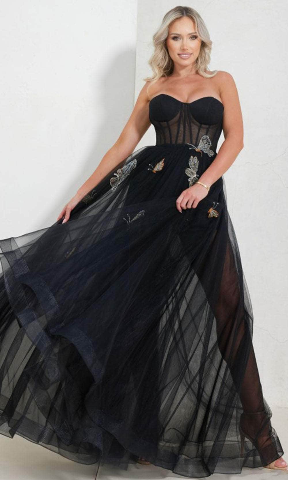 Image of Terani Couture 241P2087 - Sweetheart Neckline Corset Ballgown