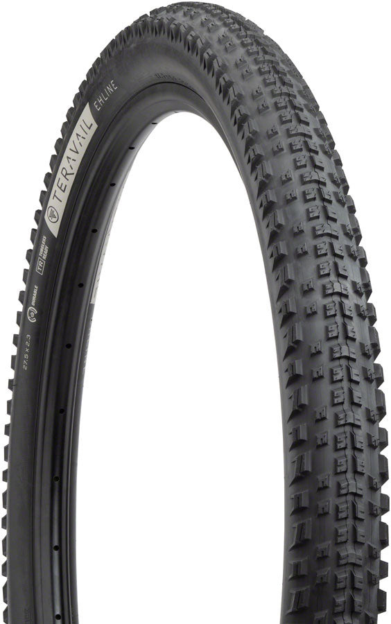 Image of Teravail Ehline Tire - 275 x 23 Tubeless Folding Black Durable Fast Compound