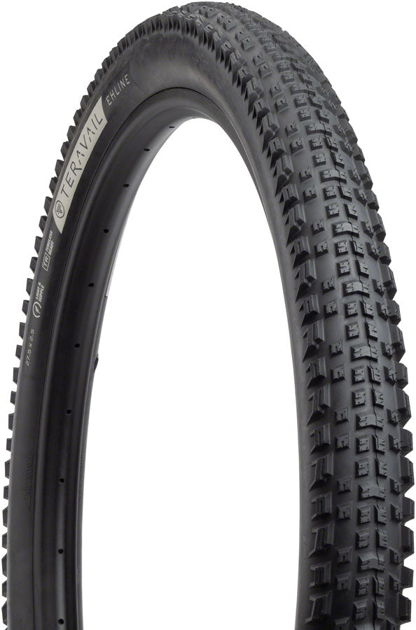 Image of Teravail Ehline Tire - 275 x 25 Tubeless Folding Black Light and Supple