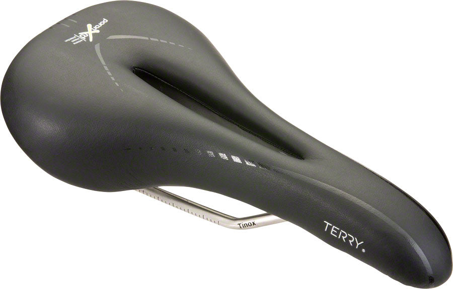 Image of Terry Butterfly Century Saddle - Titanium Black Women's