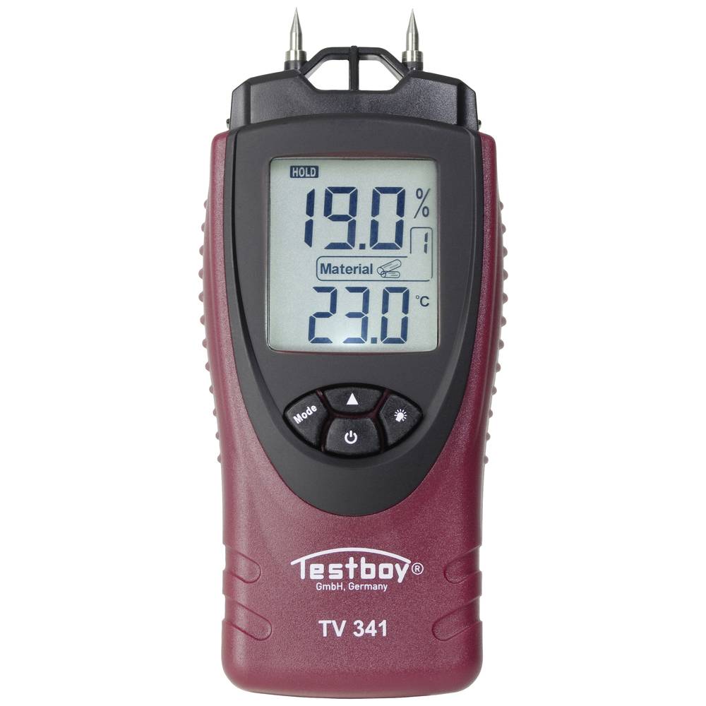 Image of Testboy TV 341 Moisture meter Building moisture reading range 0 up to 55 % Wood moisture reading range 0 up to 55 %