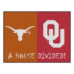 Image of Texas / Oklahoma House Divided All-Star Mat