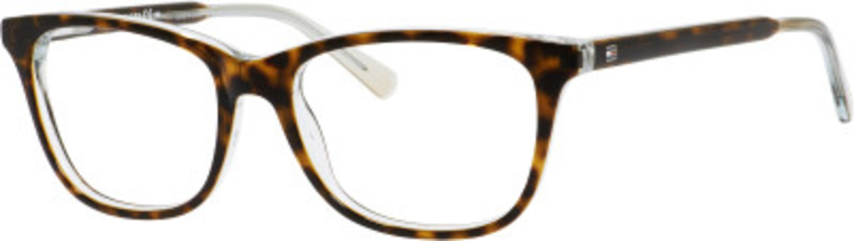 Image of Th 1234 Eyeglasses Havana Green