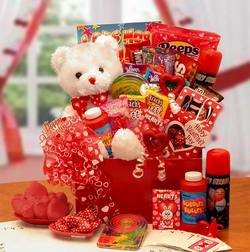 Image of The Bear of Hearts Kids Valentine Gift Box