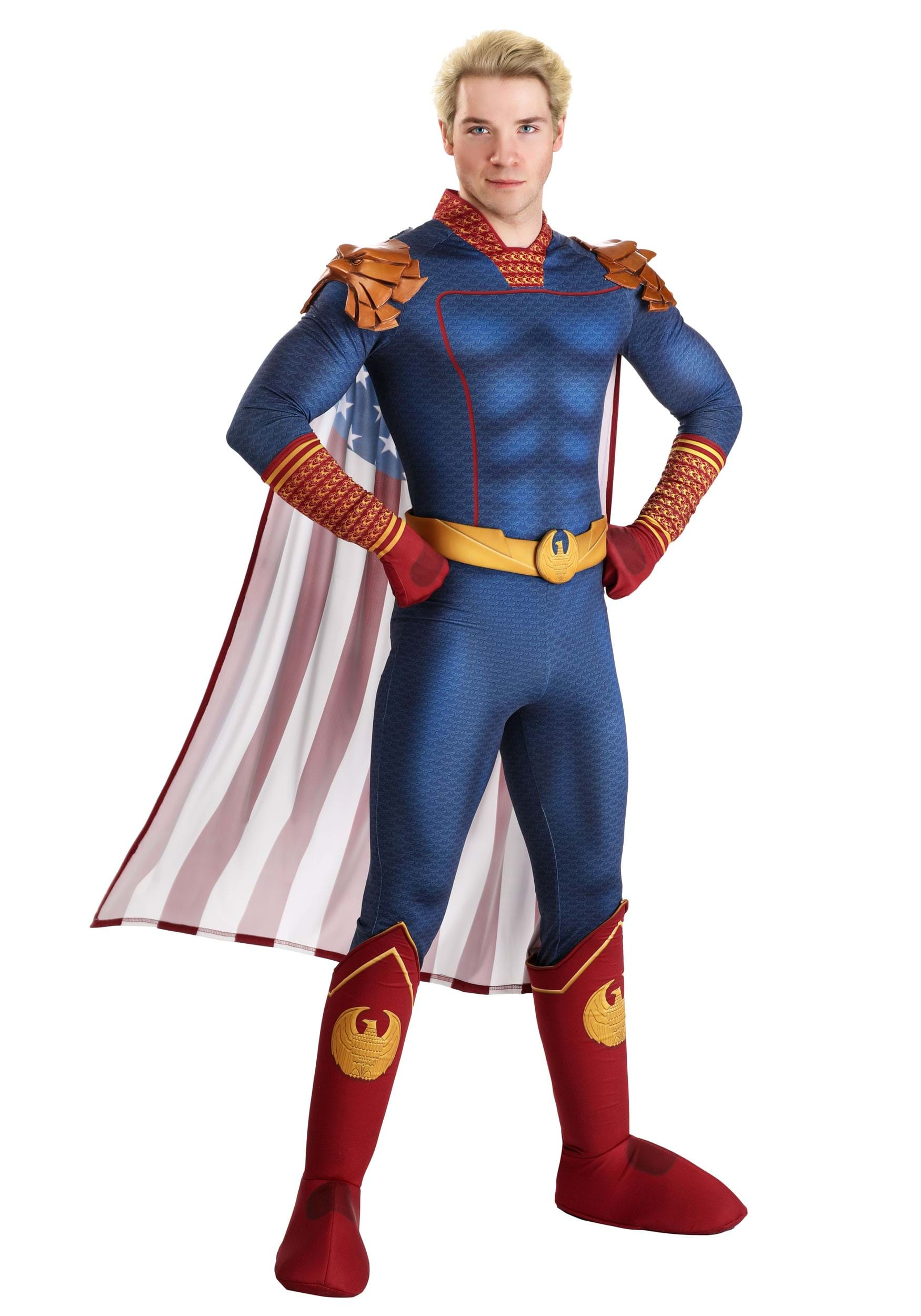 Image of The Boys Men's Homelander Costume | The Boys Costumes ID FUN94234AD-L