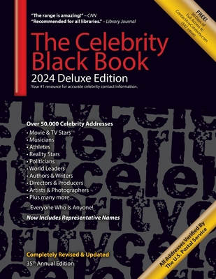 Image of The Celebrity Black Book 2024 (Deluxe Edition): Over 50000+ Verified Celebrity Addresses for Autographs Fundraising Celebrity Endorsements Marketi