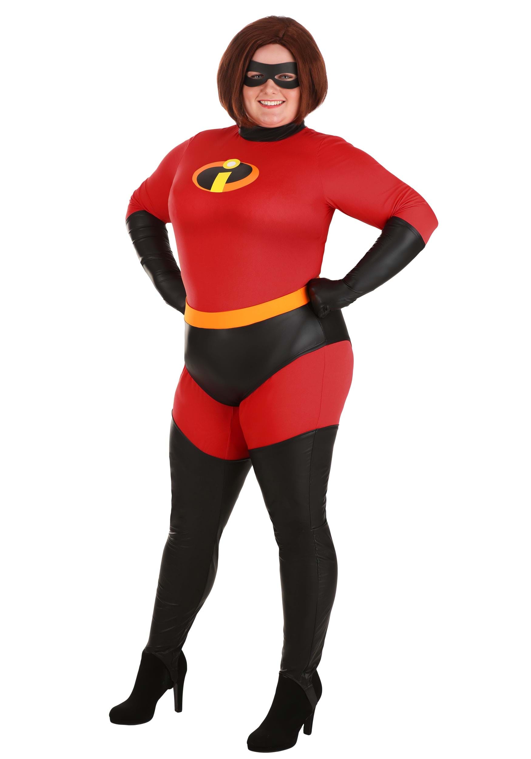 Image of The Incredibles Deluxe Plus Size Women's Mrs Incredible Costume ID FUN4681PL-1X