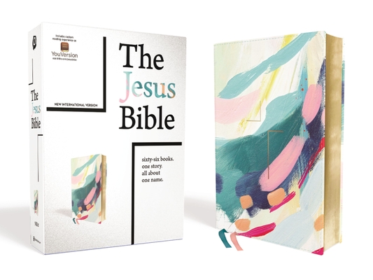 Image of The Jesus Bible NIV Edition Leathersoft Multi-Color/Teal Comfort Print