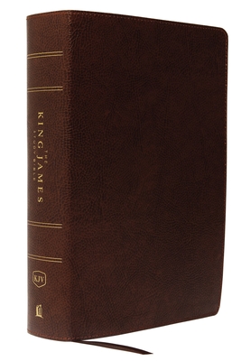 Image of The King James Study Bible Bonded Leather Brown Indexed Full-Color Edition