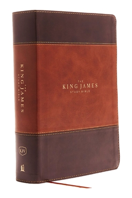 Image of The King James Study Bible Imitation Leather Brown Full-Color Edition