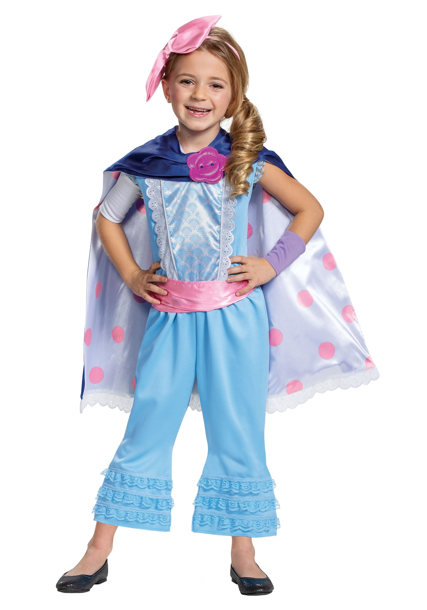 Image of The Toy Story Girls Bo Peep Deluxe Costume ID DI23659-3T/4T