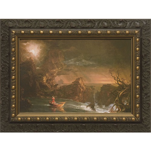 Image of The Voyage of Life - Manhood with Dark Ornate Frame