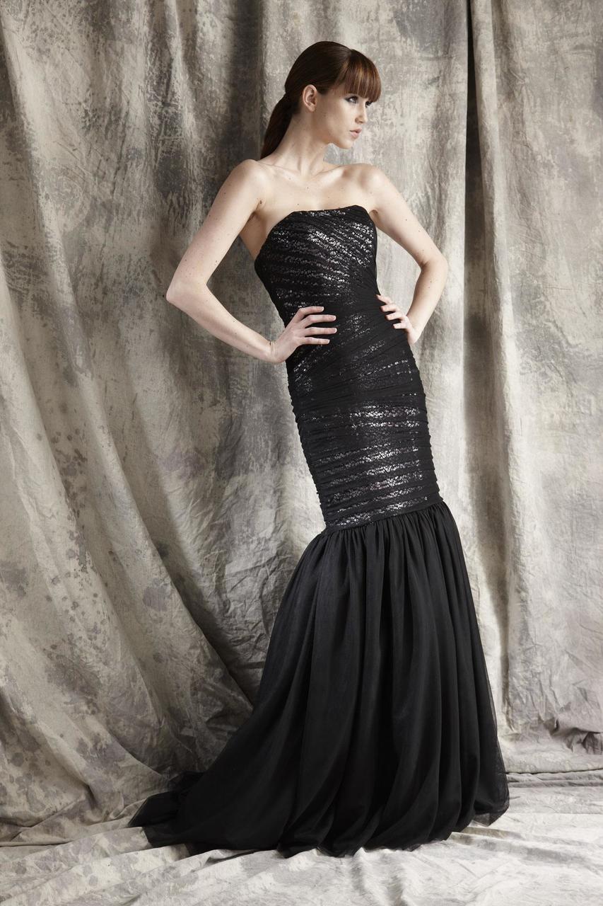 Image of Theia - Sequined Mermaid Dress 881339