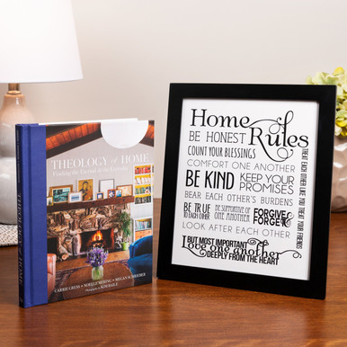 Image of Theology of Home and Rules Contemporary Print (Gift Set)
