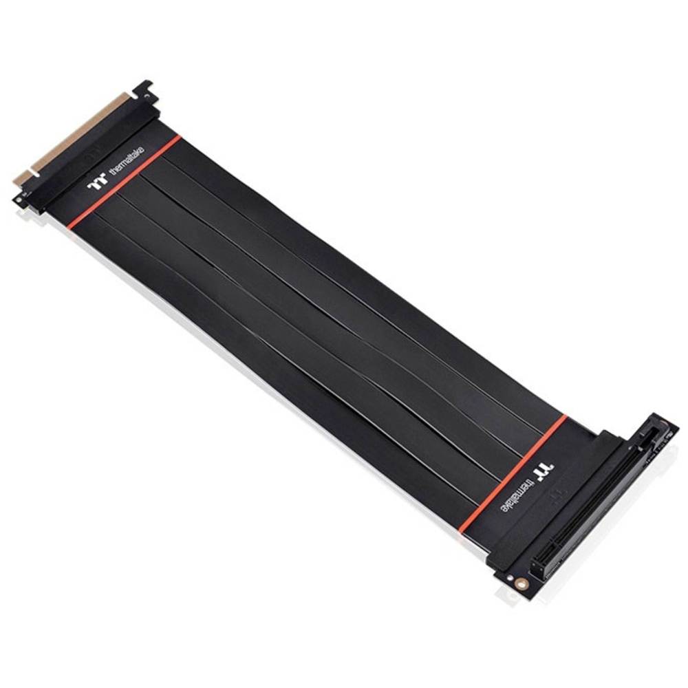 Image of Thermaltake PCIe Riser cable PCIe 40 PCIe x16 plug PCIe x16 socket 030 m Black 90-degree socket AC-058-CO1OTN-C2