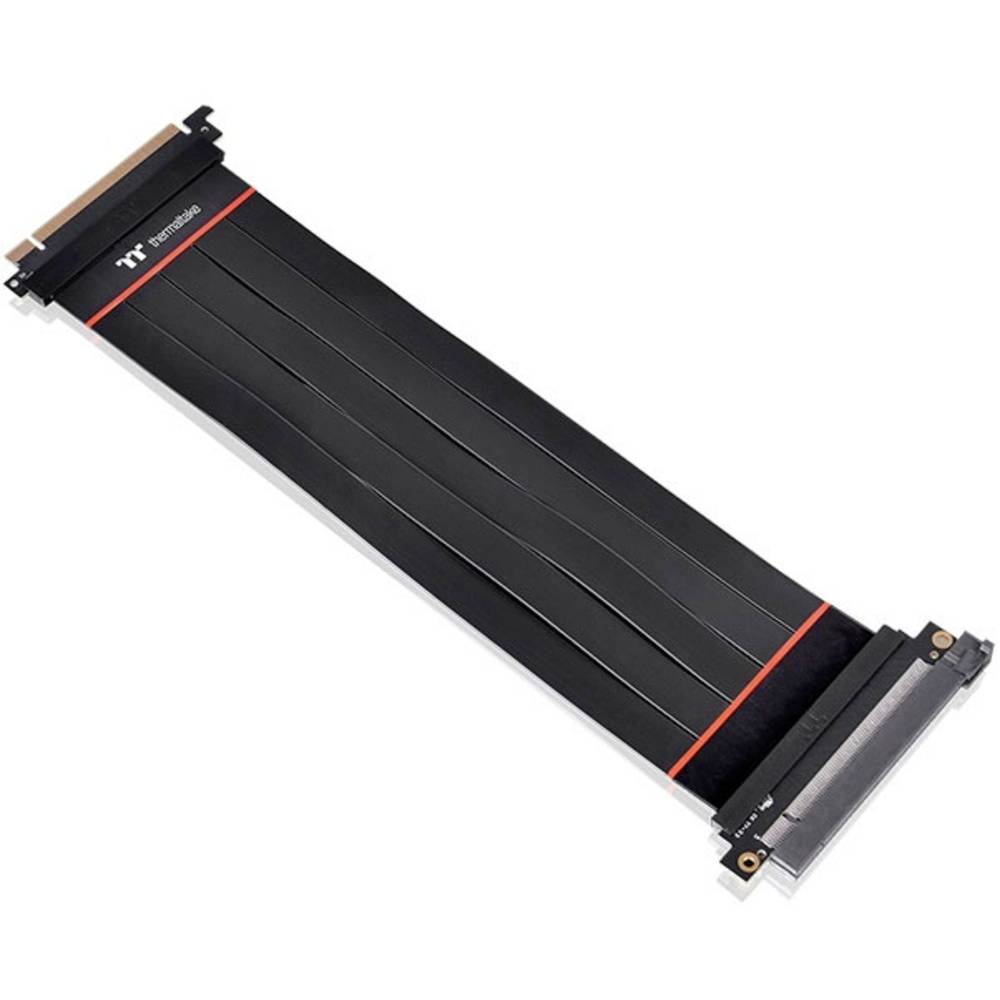 Image of Thermaltake PCIe Riser cable PCIe 40 PCIe x16 plug PCIe x16 socket 030 m Black AC-058-CO1OTN-C1