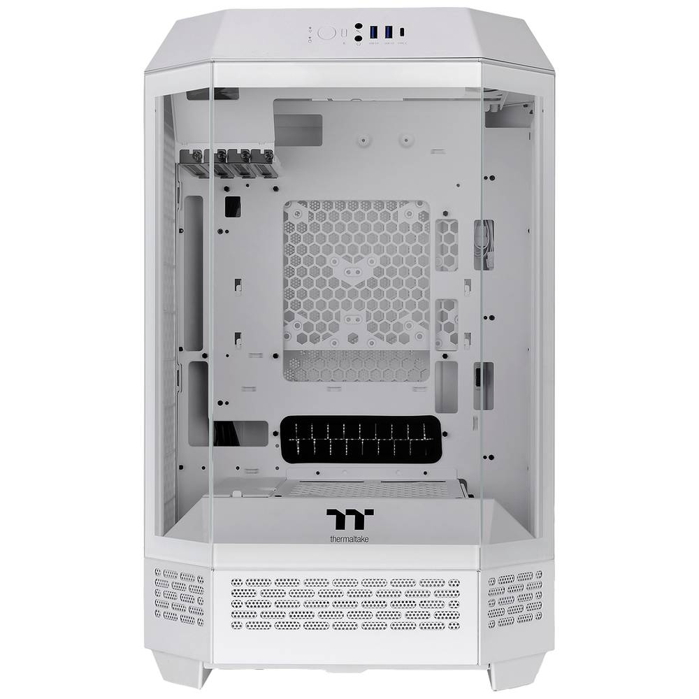 Image of Thermaltake The Tower 300 Microtower Game console casing White 2 built-in fans Window