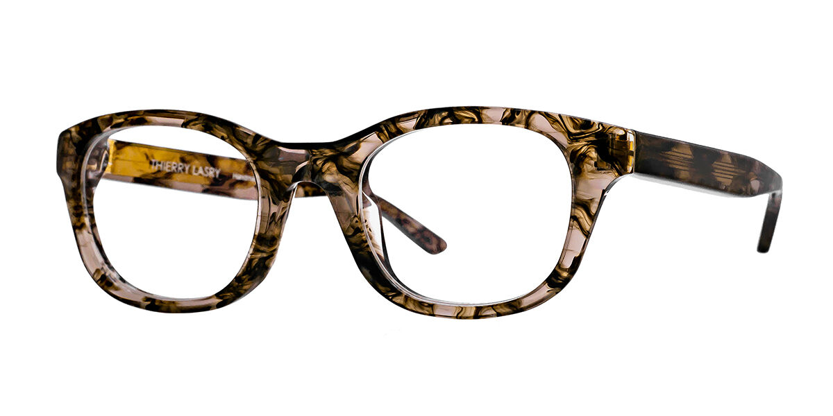 Image of Thierry Lasry Chaoty 208 Óculos de Grau Marrons Masculino BRLPT