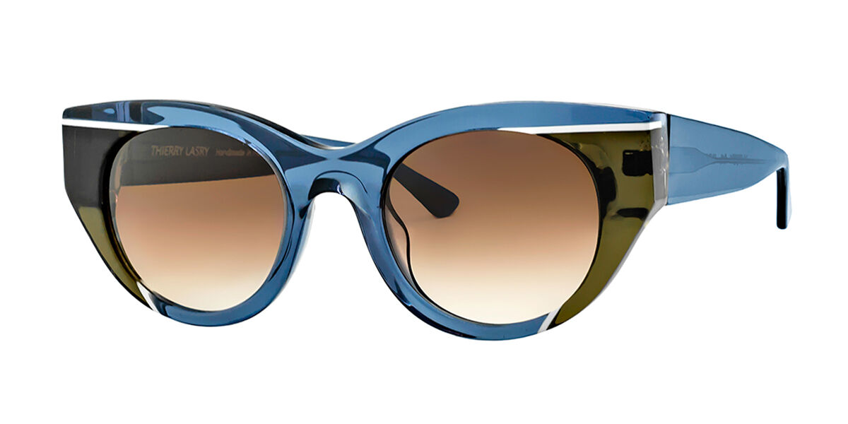 Image of Thierry Lasry Murdery 546 Óculos de Sol Azuis Masculino PRT