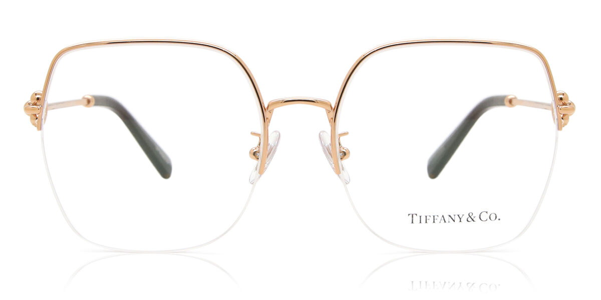 Image of Tiffany & Co TF1153D Asian Fit 6105 56 Rose-Guldiga Glasögon (Endast Båge) Kvinna SEK