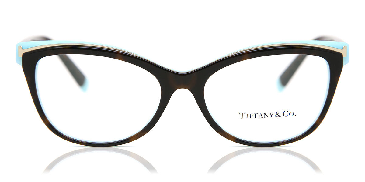 Image of Tiffany & Co TF2192 8134 54 Sköldpaddemönstradeshell Glasögon (Endast Båge) Kvinna SEK