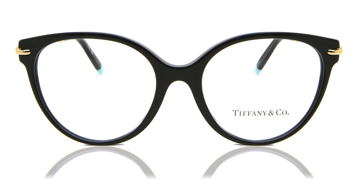 Image of Tiffany & Co TF2217F Asian Fit 8001 53 Svarta Glasögon (Endast Båge) Kvinna SEK