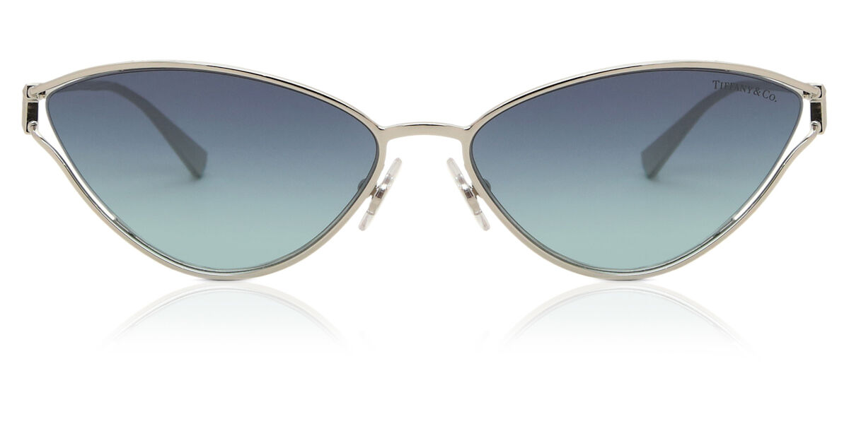 Image of Tiffany & Co TF3095 60019S 61 Lunettes De Soleil Femme Argentées FR