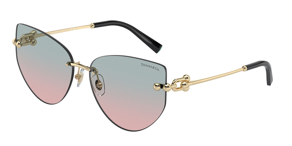 Image of Tiffany & Co TF3096 62030Q 60 Lunettes De Soleil Femme Dorées FR