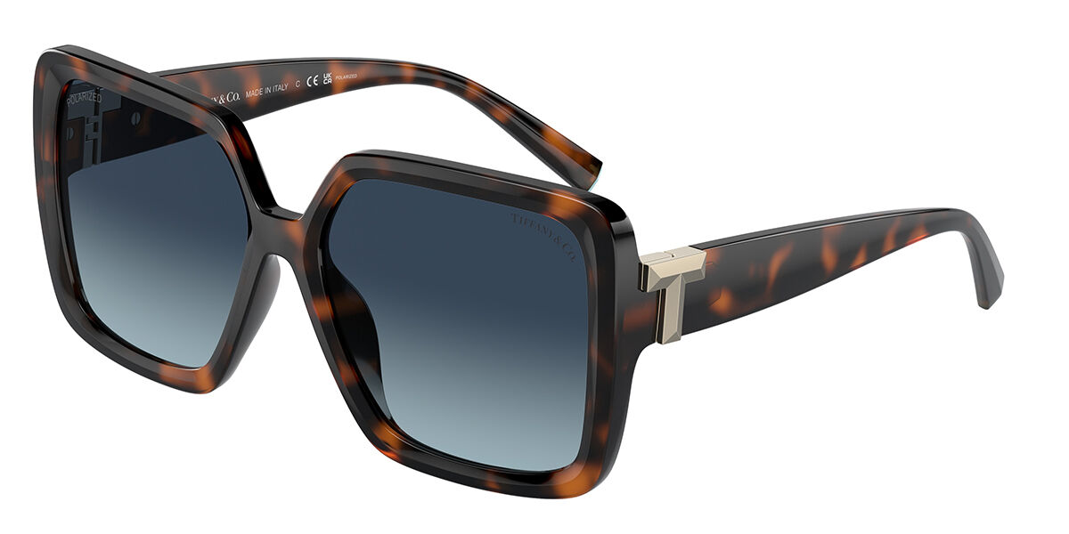 Image of Tiffany & Co TF4206U Polarized 80154U Óculos de Sol Tortoiseshell Feminino BRLPT