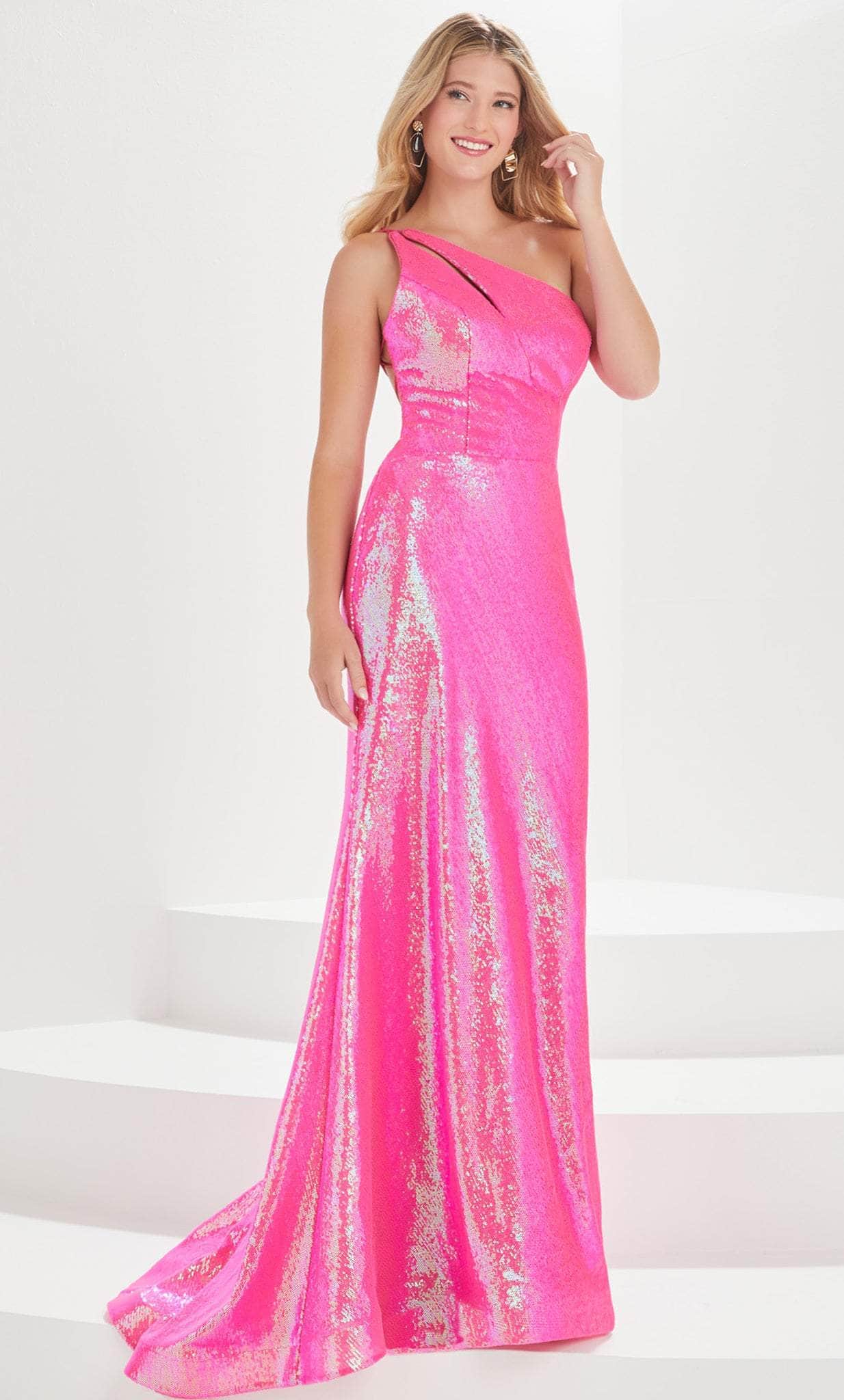 Image of Tiffany Designs by Christina Wu 16006 - Sequined Prom Gown