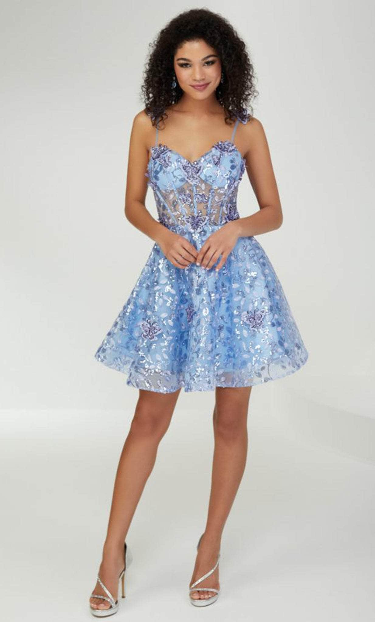 Image of Tiffany Homecoming 27377 - Embellished Corset Dress