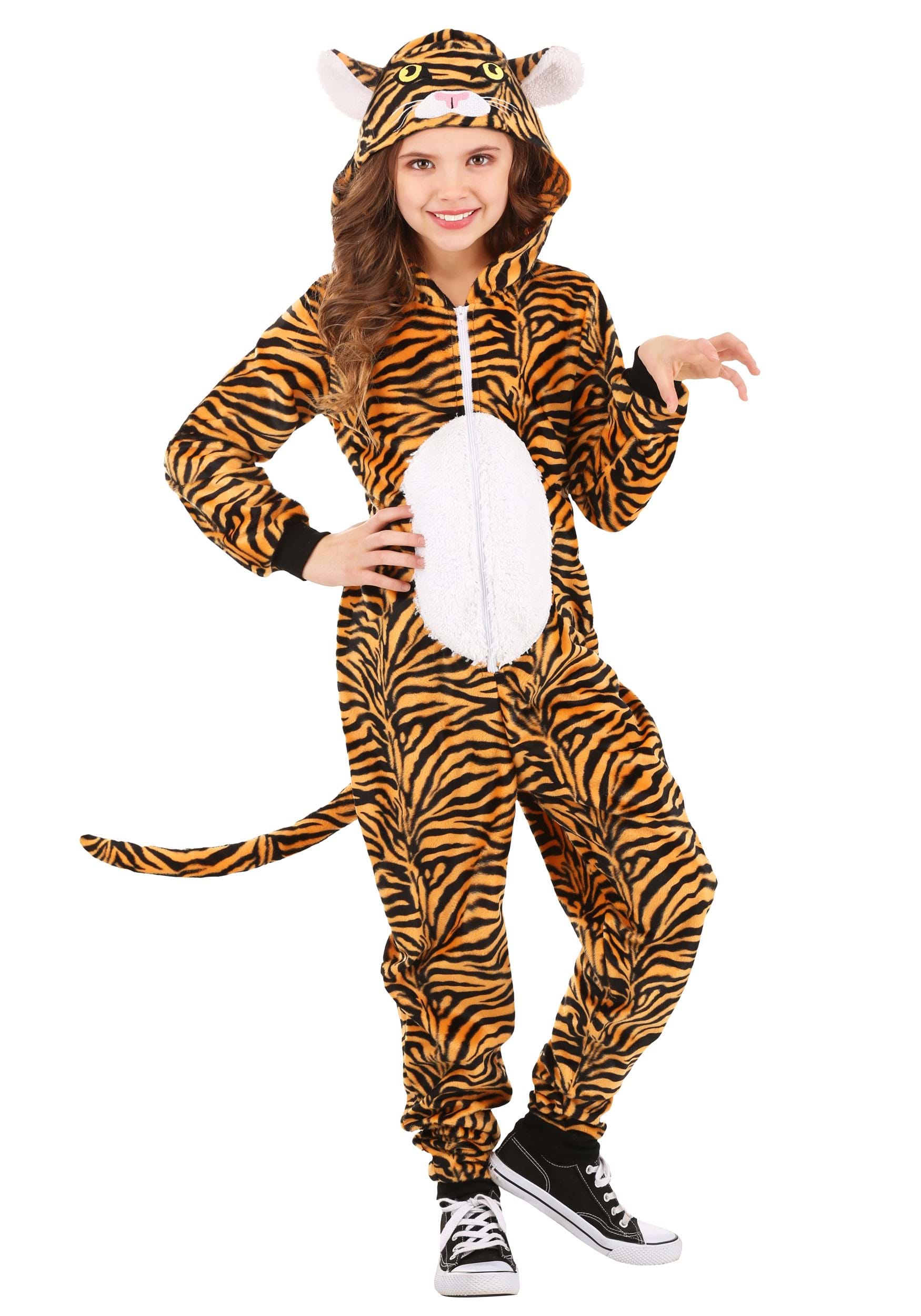 Image of Tiger Onesie Kid's Costume ID FUN1753CH-L