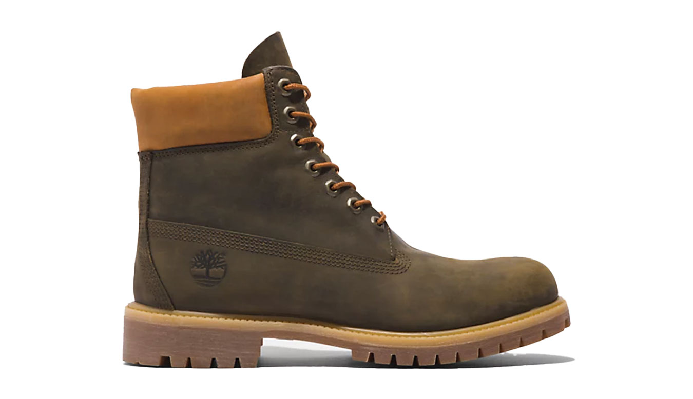 Image of Timberland Premium 6 Inch Waterproof Boo Olive DE