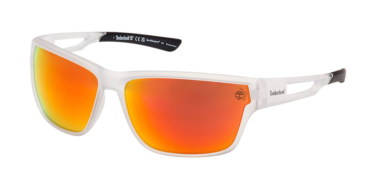 Image of Timberland TB00001 Polarized 26D 65 Lunettes De Soleil Homme Blanches FR