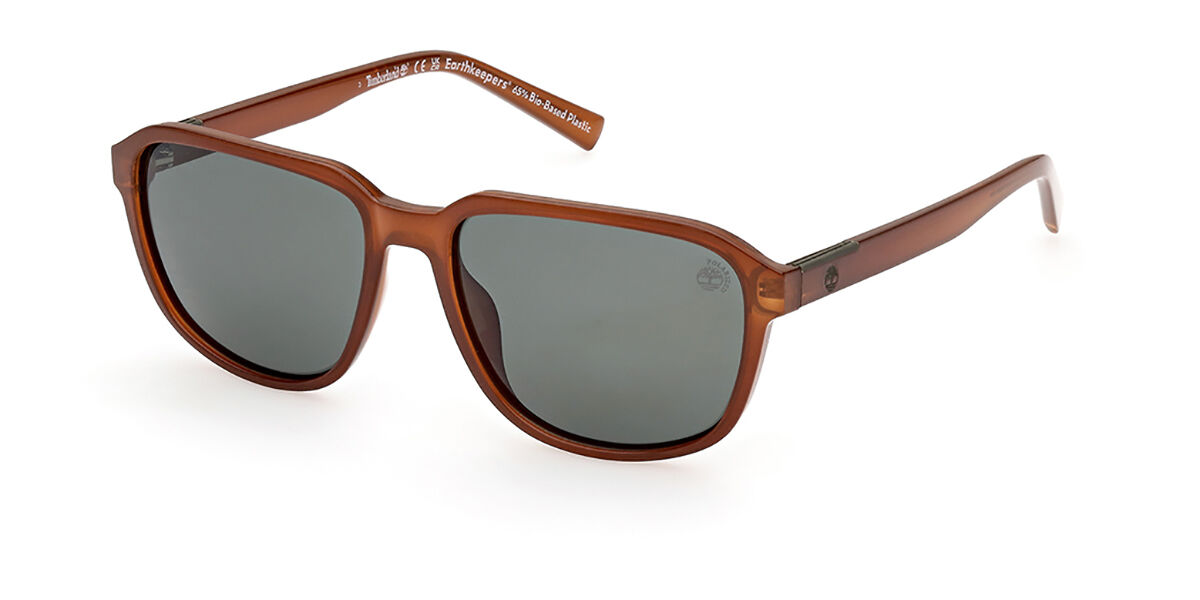Image of Timberland TB9311 Polarized 47R 56 Lunettes De Soleil Homme Marrons FR