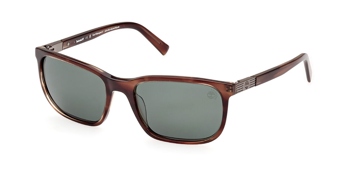Image of Timberland TB9318 Polarized 48R 56 Lunettes De Soleil Homme Marrons FR