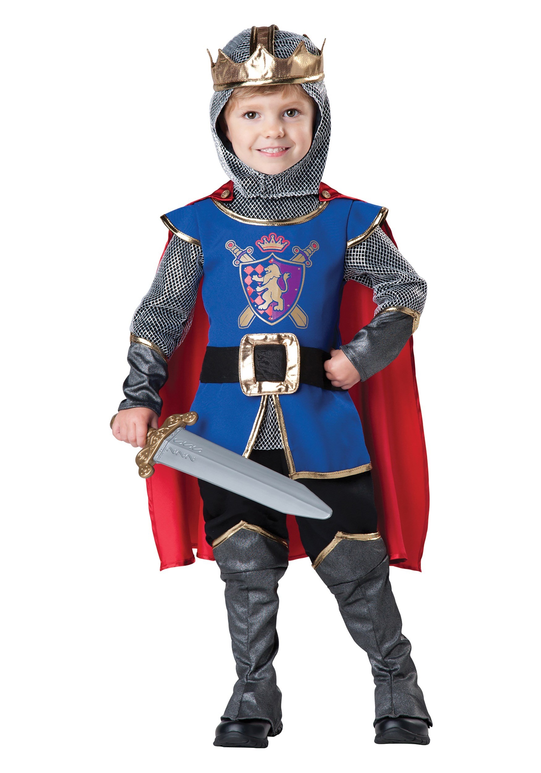 Image of Toddler Valiant Knight Costume | Toddler Warrior Costume ID IN60008-M