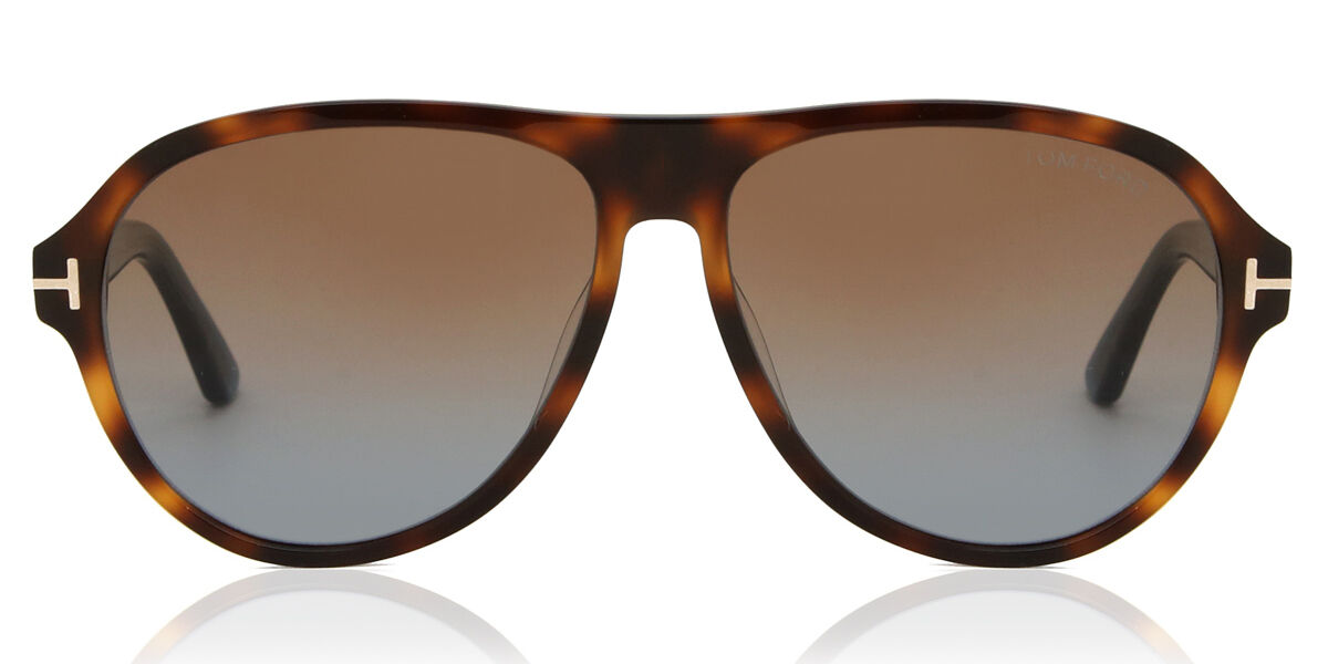 Image of Tom Ford FT1080 QUINCY 53F Óculos de Sol Tortoiseshell Masculino PRT