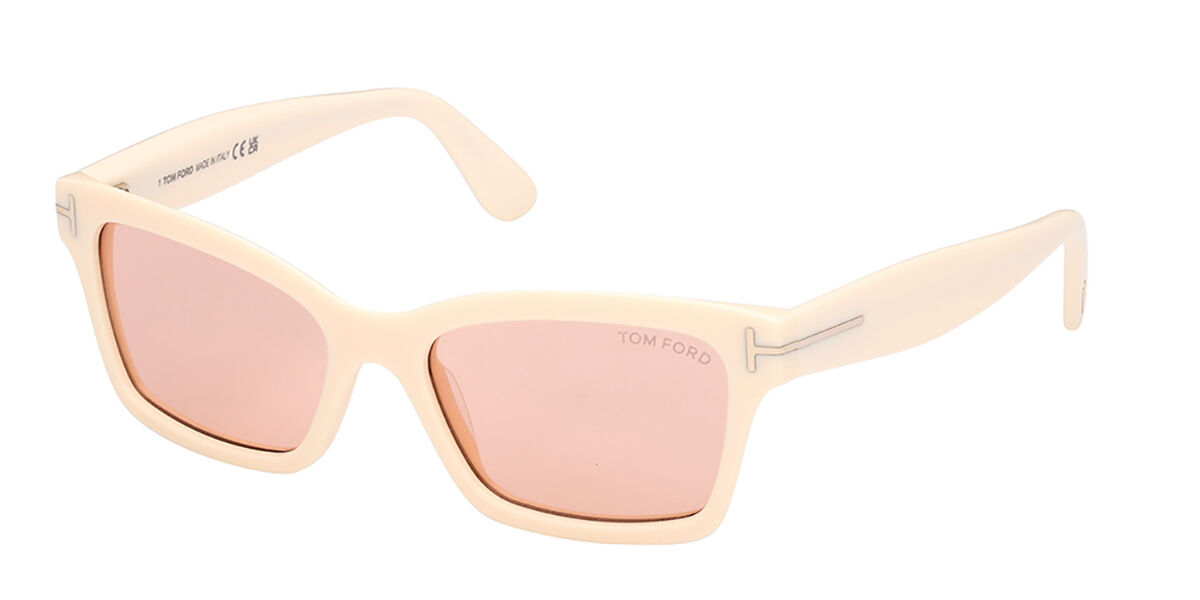 Image of Tom Ford FT1085 MIKEL 25Z Óculos de Sol Brancos Feminino PRT