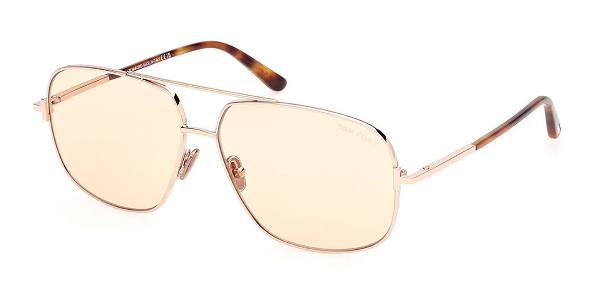 Image of Tom Ford FT1096 TEX 28E Óculos de Sol Dourados Masculino BRLPT