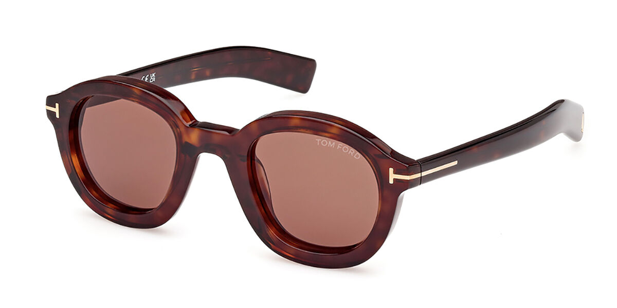 Image of Tom Ford FT1100 RAFFA 52E Óculos de Sol Tortoiseshell Masculino PRT