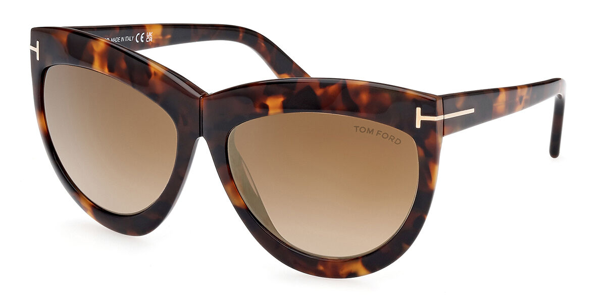 Image of Tom Ford FT1112 DORIS 53G Óculos de Sol Tortoiseshell Feminino PRT