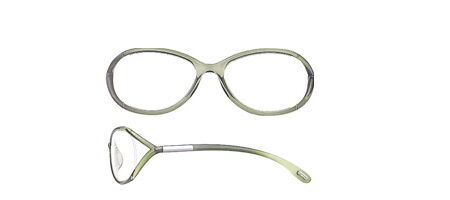 Image of Tom Ford FT5044 437 Óculos de Grau Verdes Feminino BRLPT