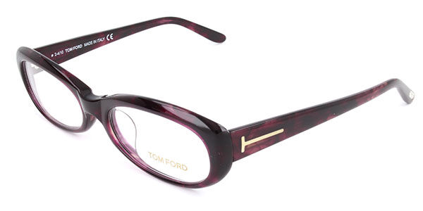 Image of Tom Ford FT5180 83Z Óculos de Grau Vinho Feminino BRLPT