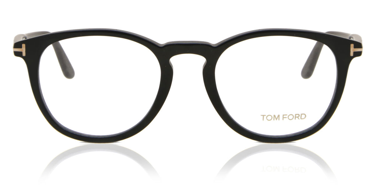 Image of Tom Ford FT5401 001 Óculos de Grau Pretos Masculino BRLPT