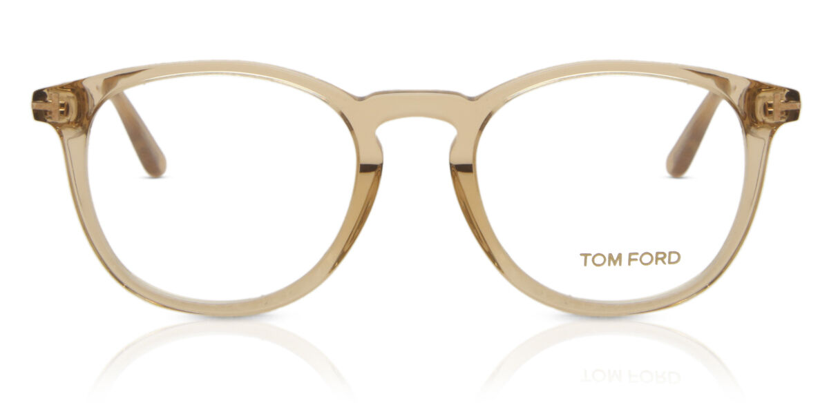 Image of Tom Ford FT5401 045 49 Brązowe Męskie Okulary Korekcyjne PL