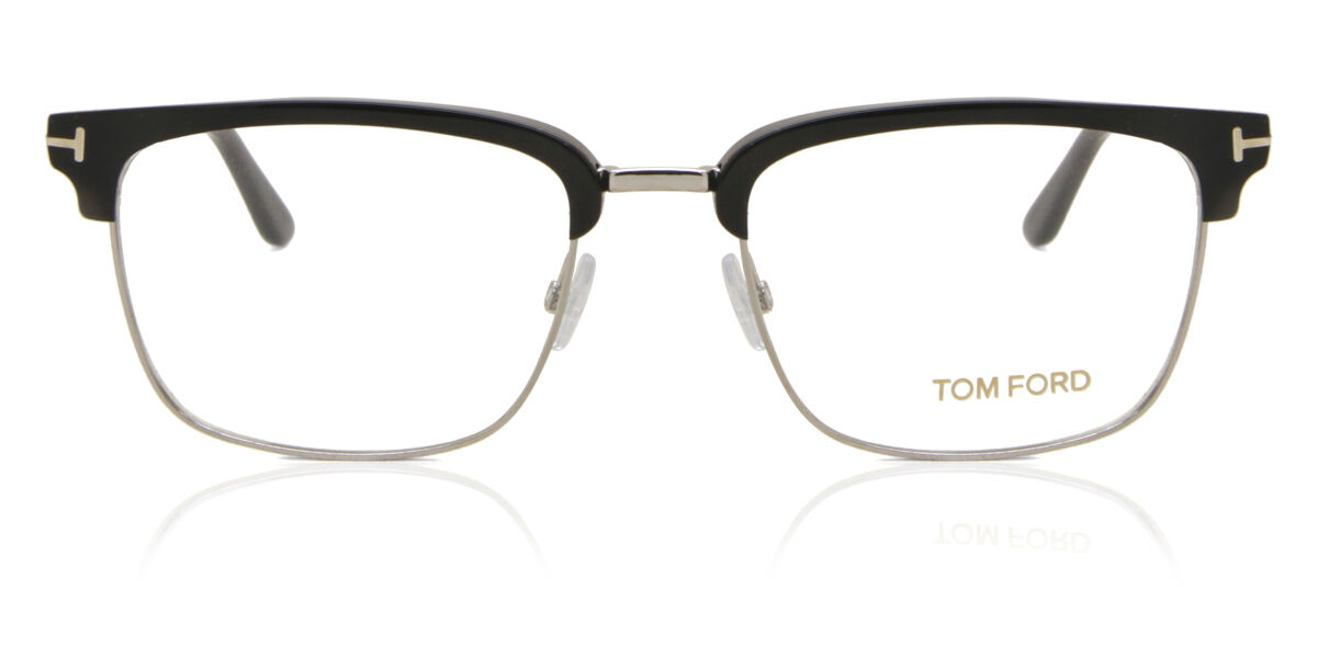 Image of Tom Ford FT5504 005 Óculos de Grau Pretos Masculino PRT